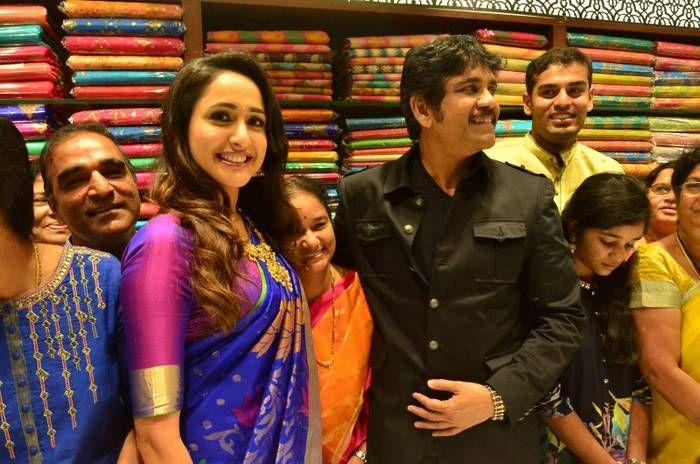 King Nagarjuna, RaashiKhanna & Pragya Launches South India Shopping Mall
