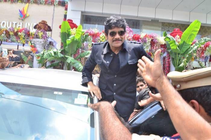 King Nagarjuna, RaashiKhanna & Pragya Launches South India Shopping Mall