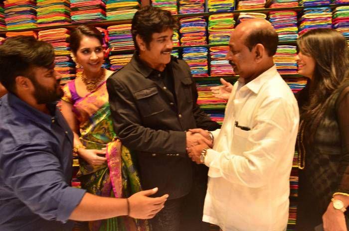 King Nagarjuna, RaashiKhanna & Pragya Launches South India Shopping Mall