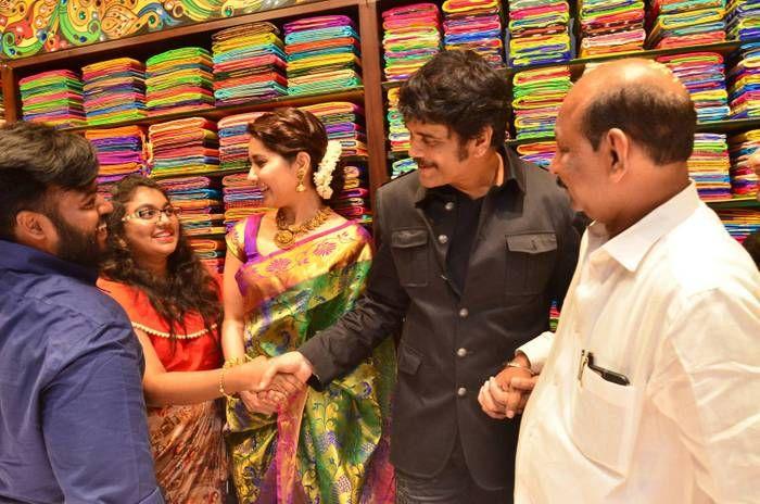 King Nagarjuna, RaashiKhanna & Pragya Launches South India Shopping Mall