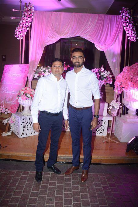 Krunal Pandya & Pankhuri Sharma's Wedding Reception Photos