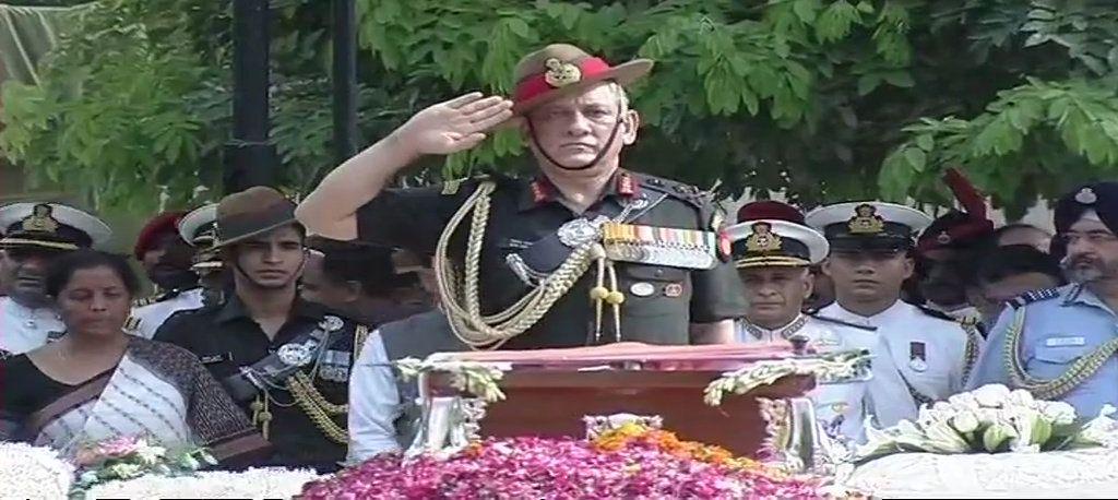 Last rites ceremony of former PM Atal Bihari Vajpayee at Smriti Sthal