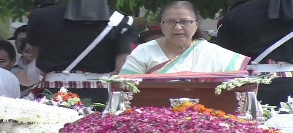 Last rites ceremony of former PM Atal Bihari Vajpayee at Smriti Sthal