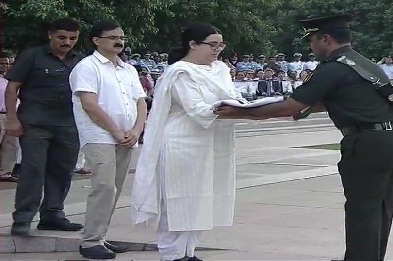 Last rites ceremony of former PM Atal Bihari Vajpayee at Smriti Sthal