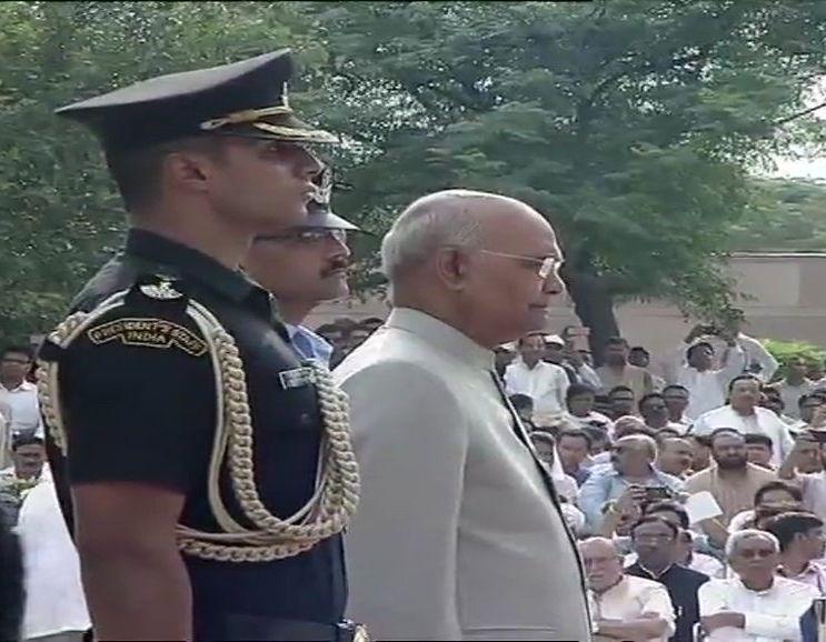 Last rites ceremony of former PM Atal Bihari Vajpayee at Smriti Sthal