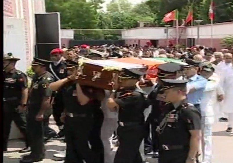 Leaders pays last respects to former Prime Minister Atal Bihari Vajpayee