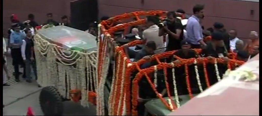 Leaders pays last respects to former Prime Minister Atal Bihari Vajpayee