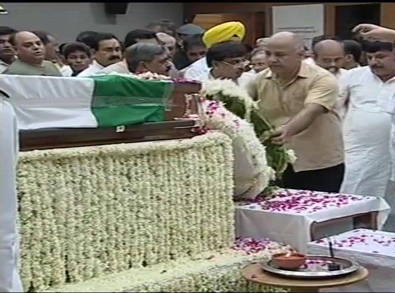 Leaders pays last respects to former Prime Minister Atal Bihari Vajpayee