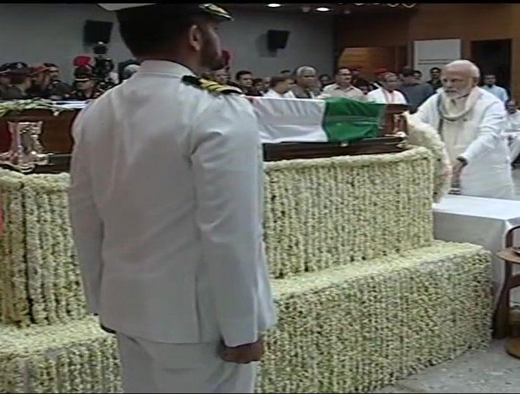 Leaders pays last respects to former Prime Minister Atal Bihari Vajpayee