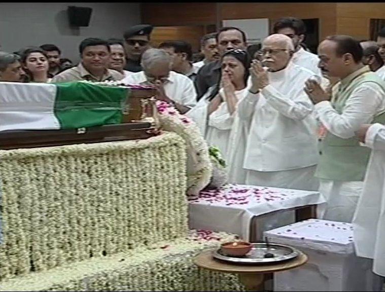 Leaders pays last respects to former Prime Minister Atal Bihari Vajpayee