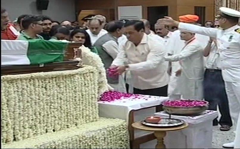 Leaders pays last respects to former Prime Minister Atal Bihari Vajpayee