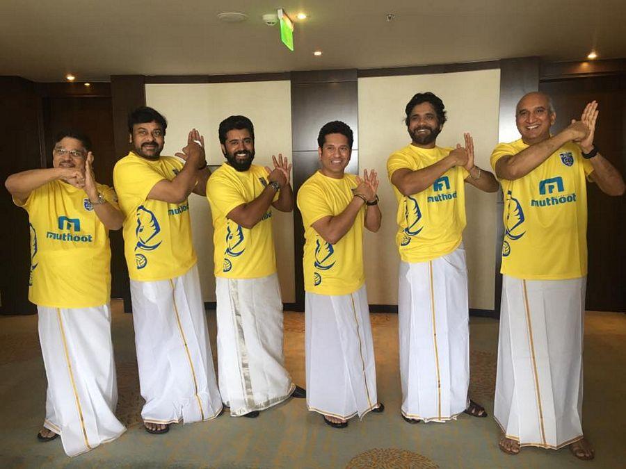 Legendary actors Chiranjeevi & Nagarjuna for Kerala Blasters