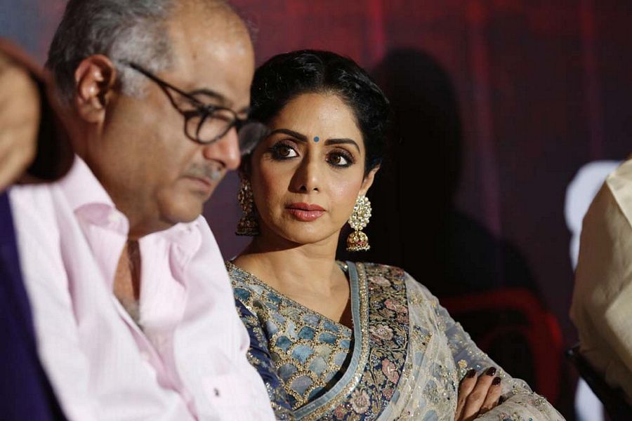 MOM Movie Telugu Trailer Launch Photos