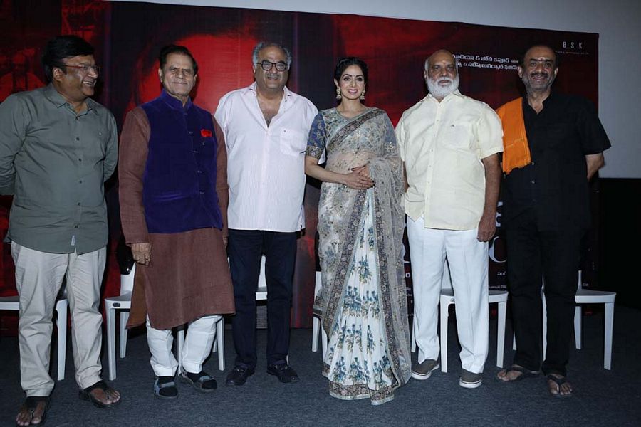 MOM Movie Telugu Trailer Launch Photos