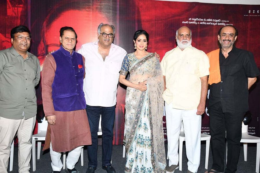 MOM Movie Telugu Trailer Launch Photos