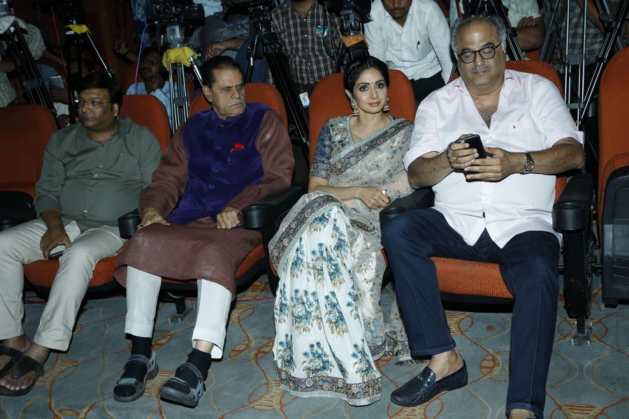 MOM Movie Telugu Trailer Launch Photos