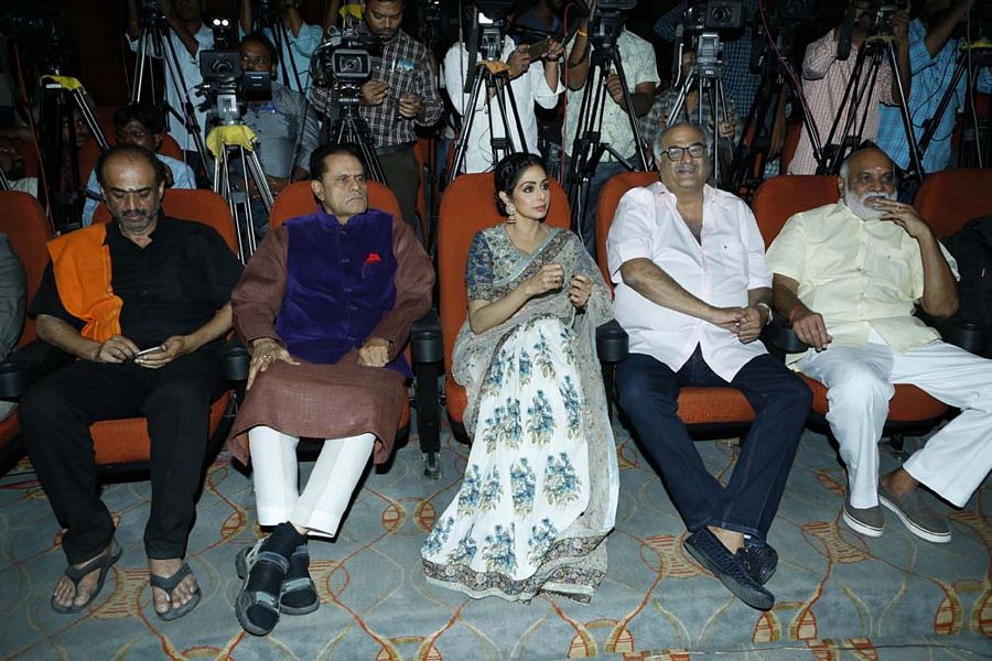 MOM Movie Telugu Trailer Launch Photos