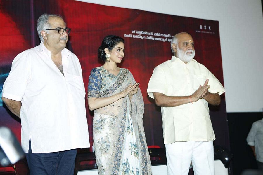 MOM Movie Telugu Trailer Launch Photos