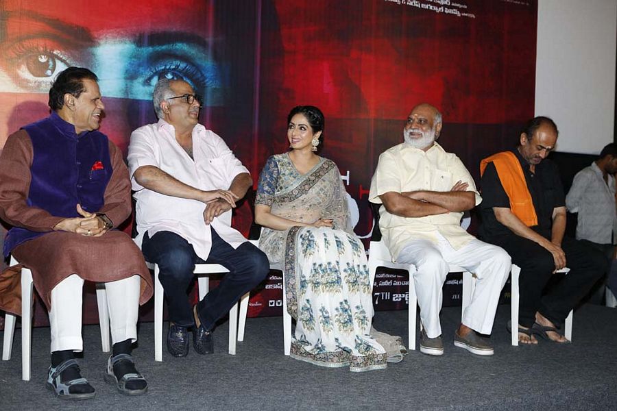 MOM Movie Telugu Trailer Launch Photos