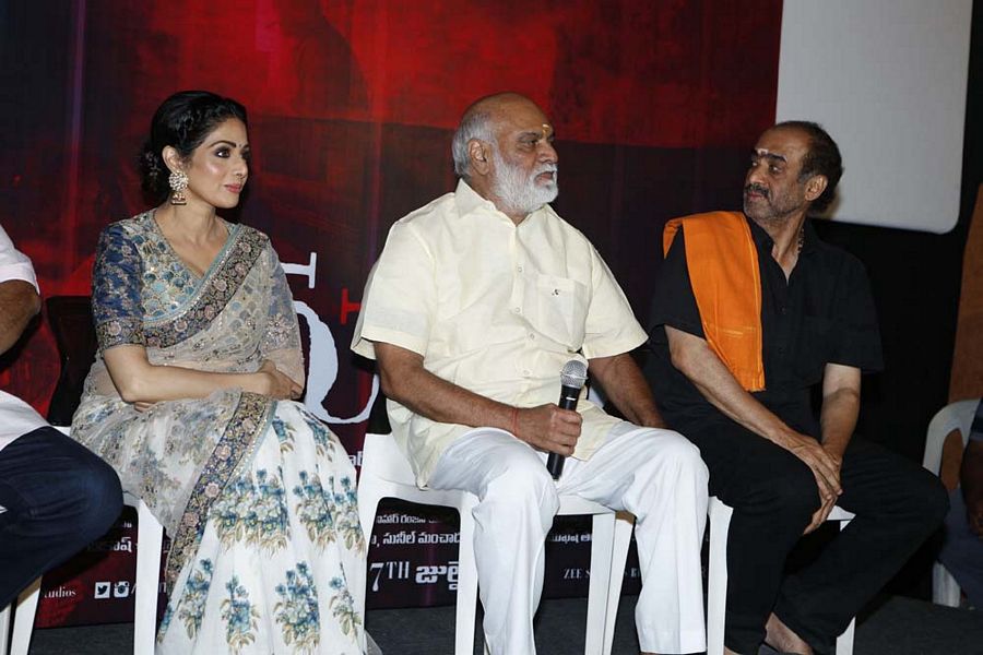 MOM Movie Telugu Trailer Launch Photos