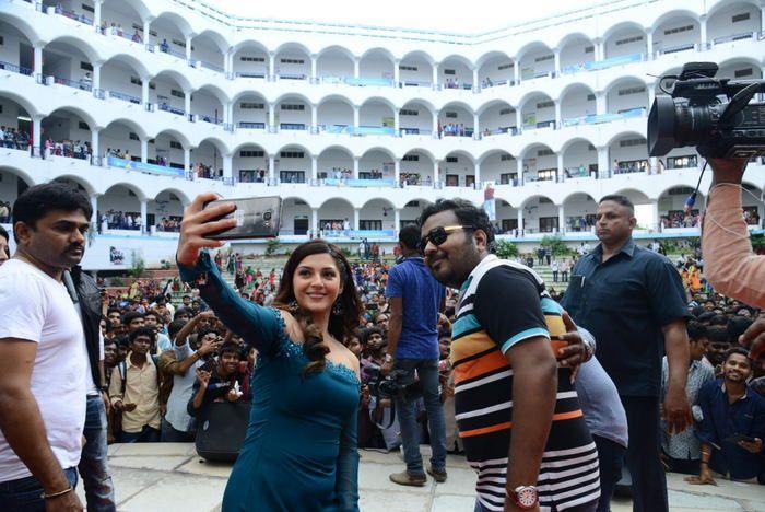 Mahanubhavudu 2nd Song Launch at Vignan Clg Photos