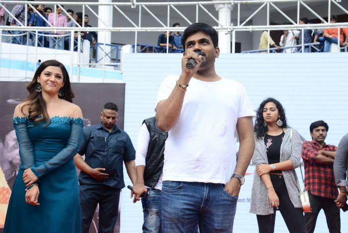 Mahanubhavudu 2nd Song Launch at Vignan Clg Photos