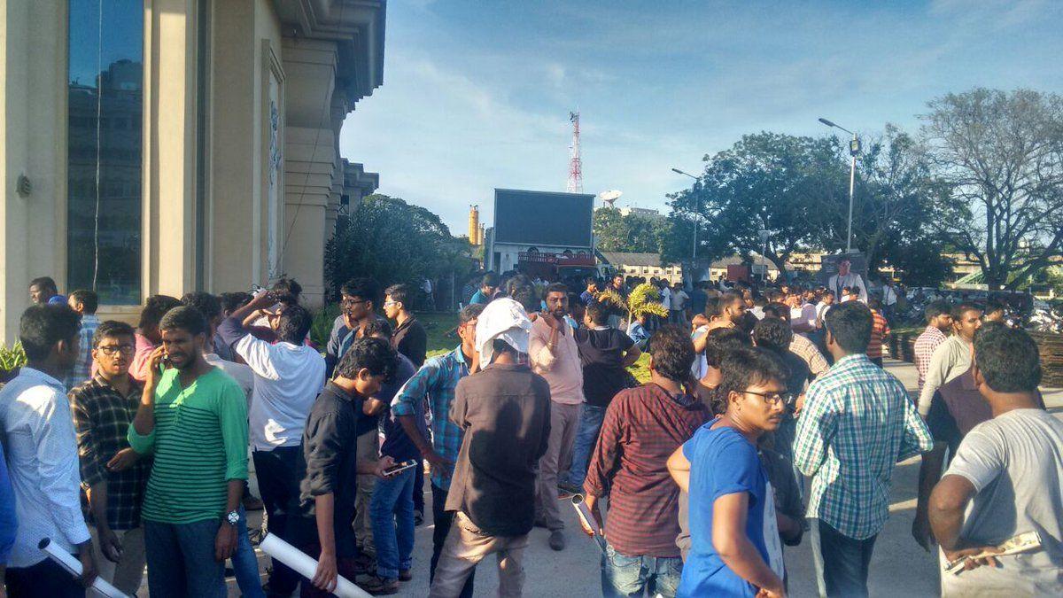 Mahesh Babu Fans Hungama At Spyder Audio Launch
