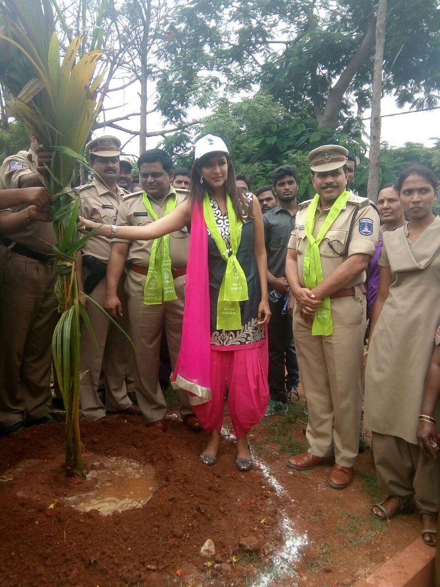 Manchu Lakshmi Participated Photos In Haritha Haram