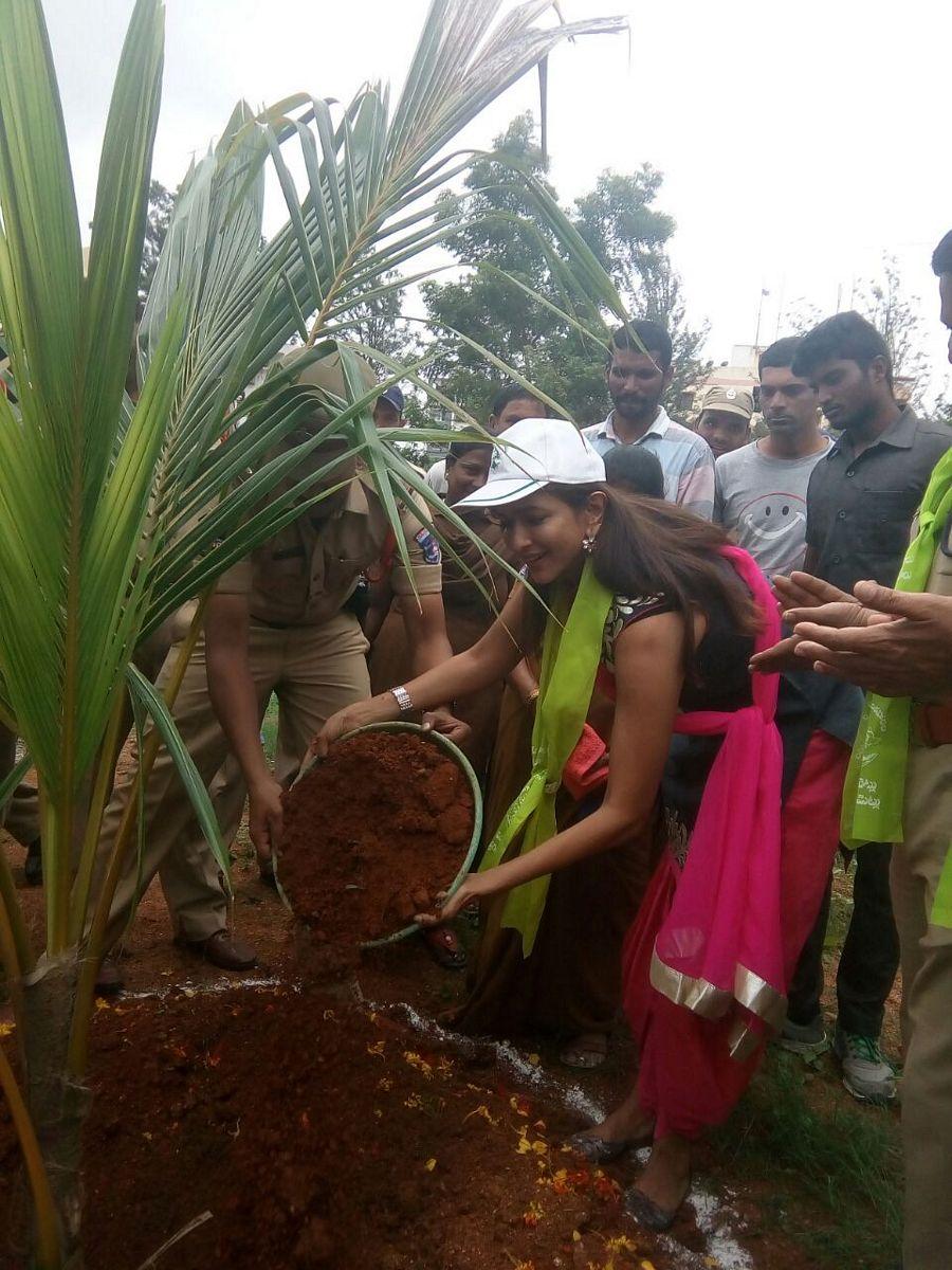 Manchu Lakshmi Participated Photos In Haritha Haram