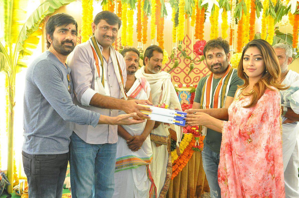 Mass Maharaja Raviteja & Sreenu Vaitla New Movie Launch Photos