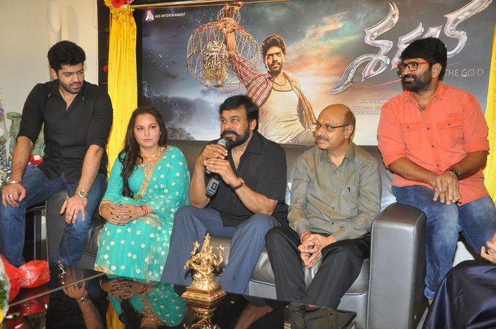 Megastar Chiranjeevi Launched Sharabha Movie First Look Posters