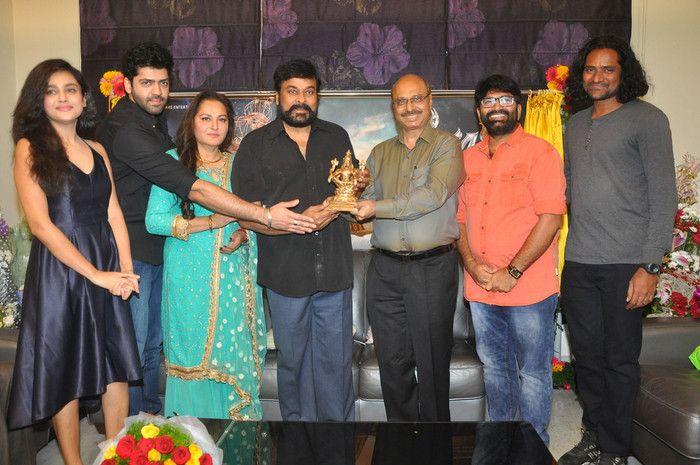 Megastar Chiranjeevi Launched Sharabha Movie First Look Posters