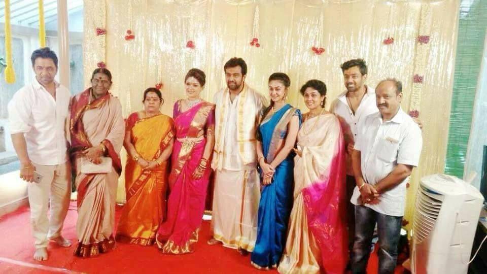 Meghana Raj & Chiranjeevi Sarja Engagement Photos