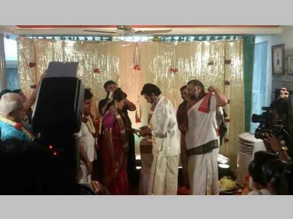 Meghana Raj & Chiranjeevi Sarja Engagement Photos