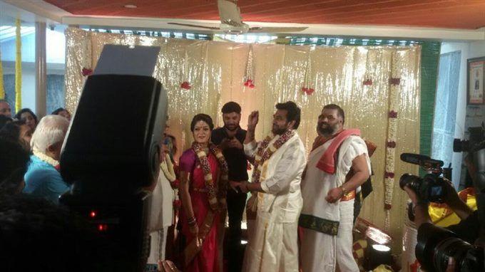 Meghana Raj & Chiranjeevi Sarja Engagement Photos