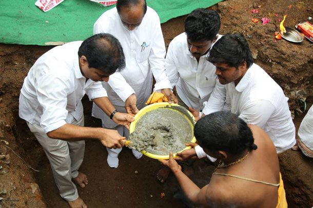 Minister KTR Lay Foundation Stone for Double Bedroom Photos