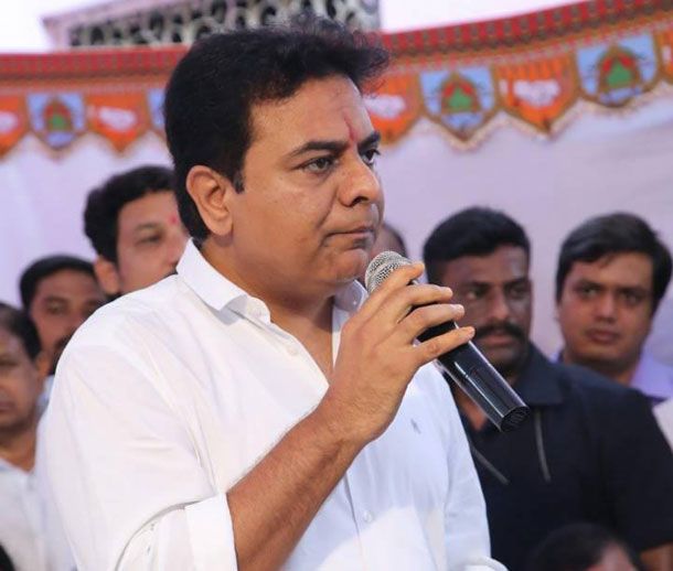 Minister KTR Lay Foundation Stone for Double Bedroom Photos