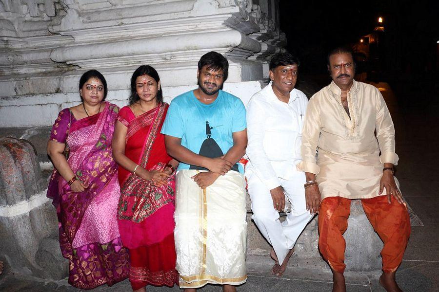 Mohanbabu & Family Visited Vemulawada Rajarajeshwara Swamy Temple