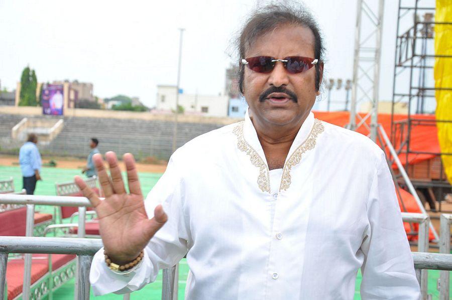 Mohanbabu Visits MB 40 Stadiyam Photos