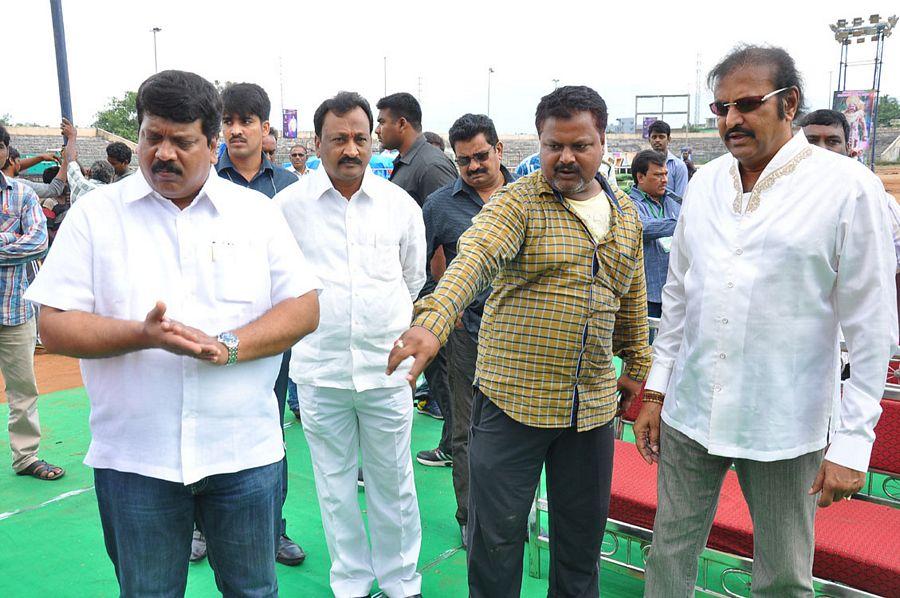 Mohanbabu Visits MB 40 Stadiyam Photos