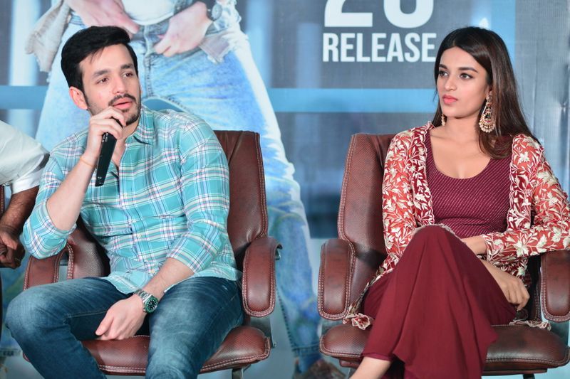 Mr Majnu Press Meet Photos