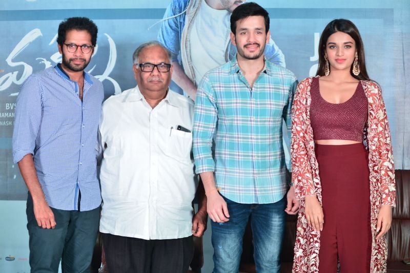 Mr Majnu Press Meet Photos