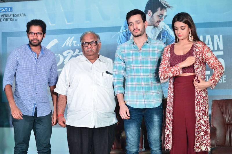 Mr Majnu Press Meet Photos