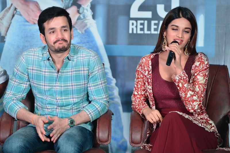 Mr Majnu Press Meet Photos