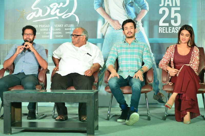 Mr Majnu Press Meet Photos