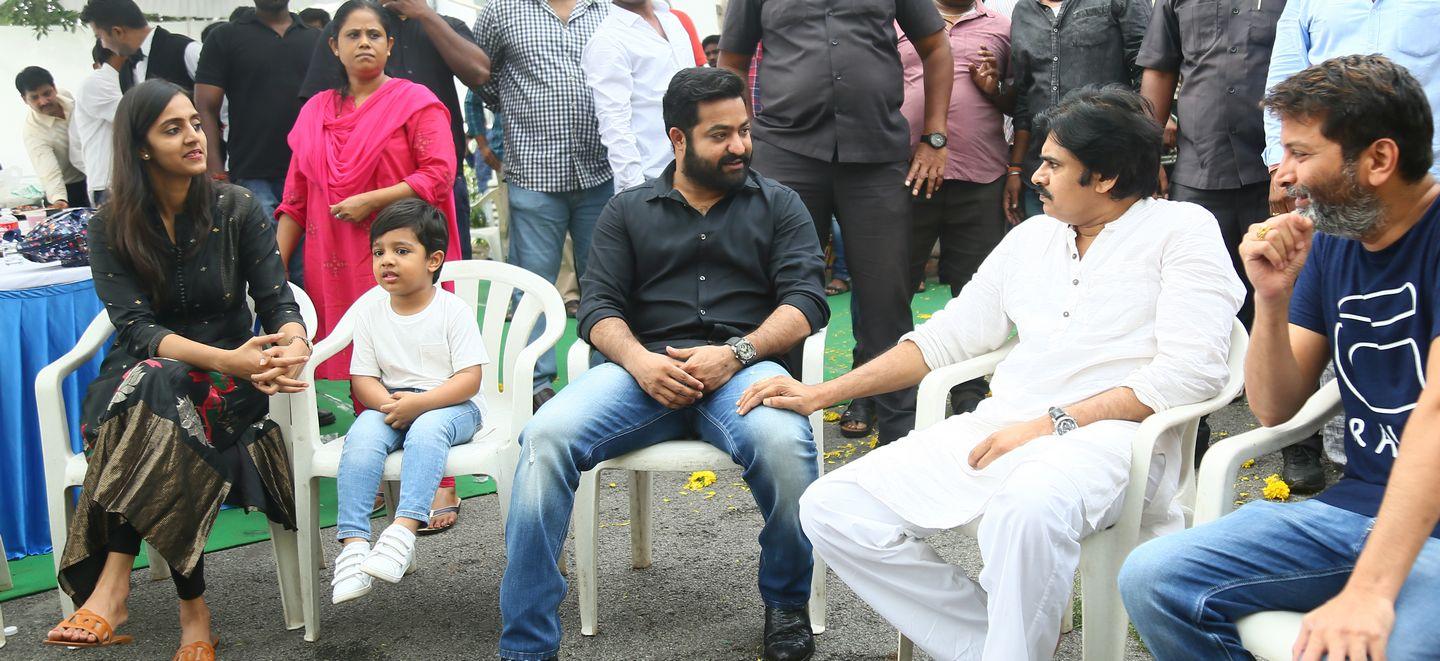 NTR & Trivikram New Movie Launch HD Photos