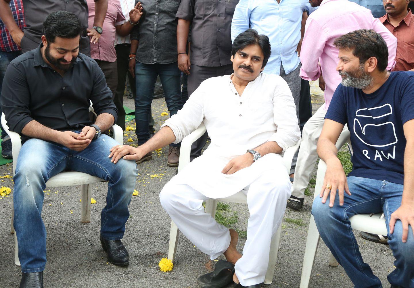 NTR & Trivikram New Movie Launch HD Photos