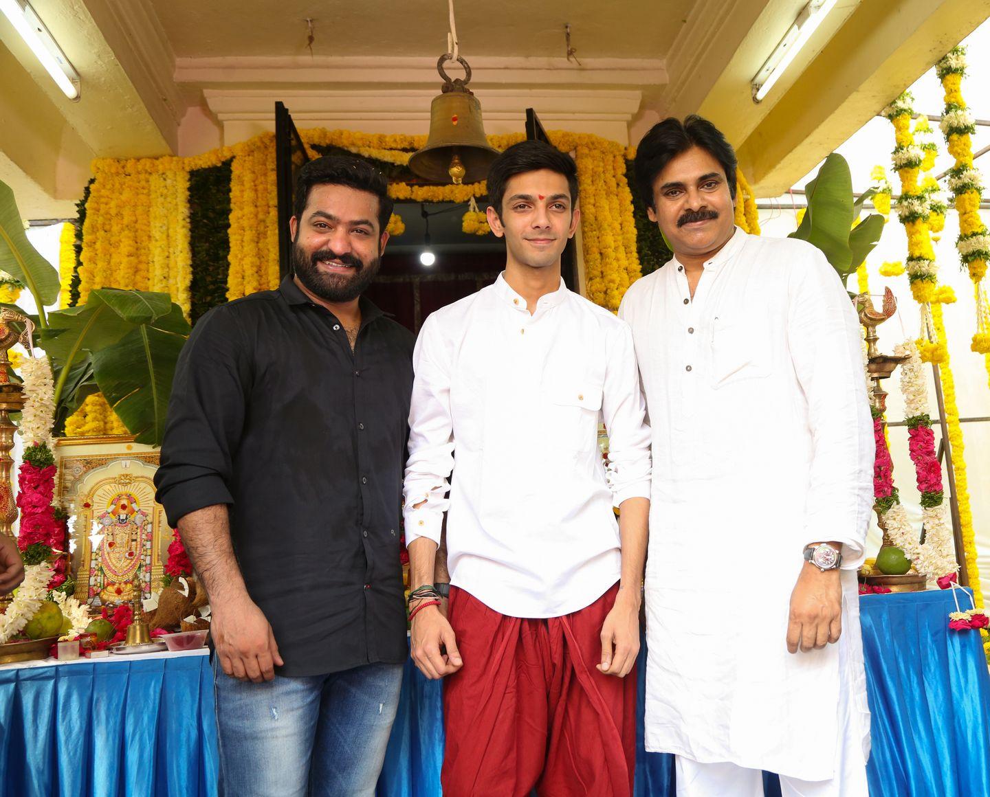 NTR & Trivikram New Movie Launch HD Photos