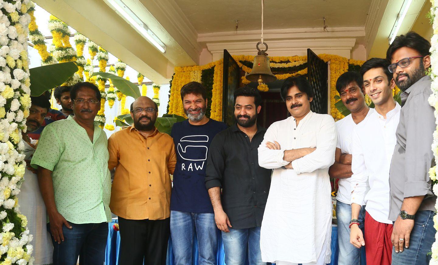 NTR & Trivikram New Movie Launch HD Photos