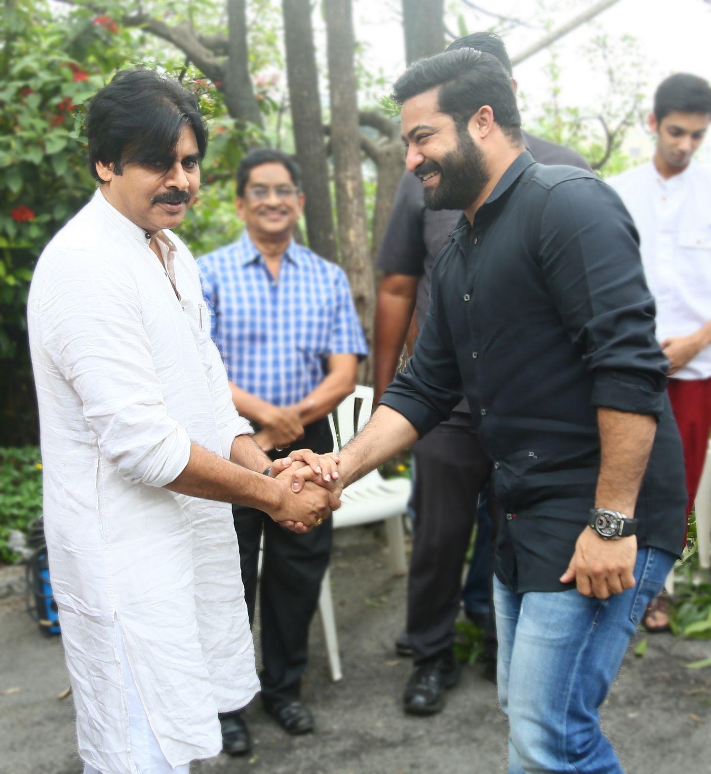 NTR & Trivikram New Movie Launch HD Photos